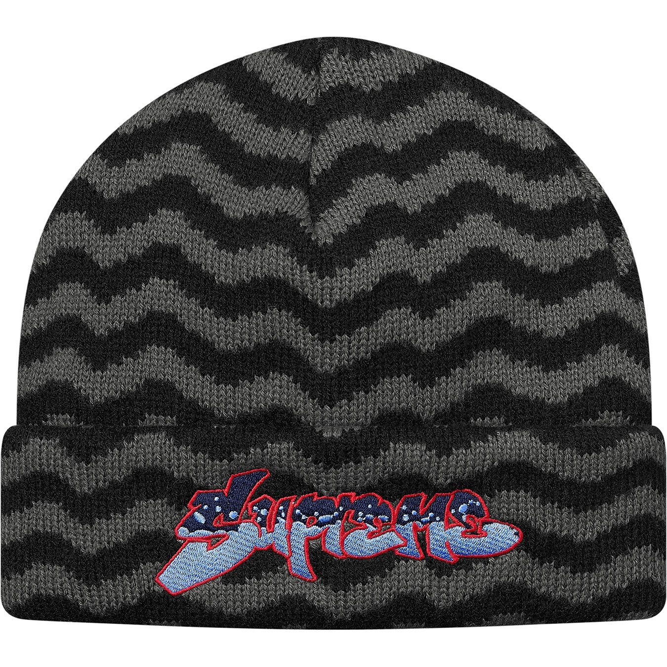 Zig Zag Stripe Beanie view 2